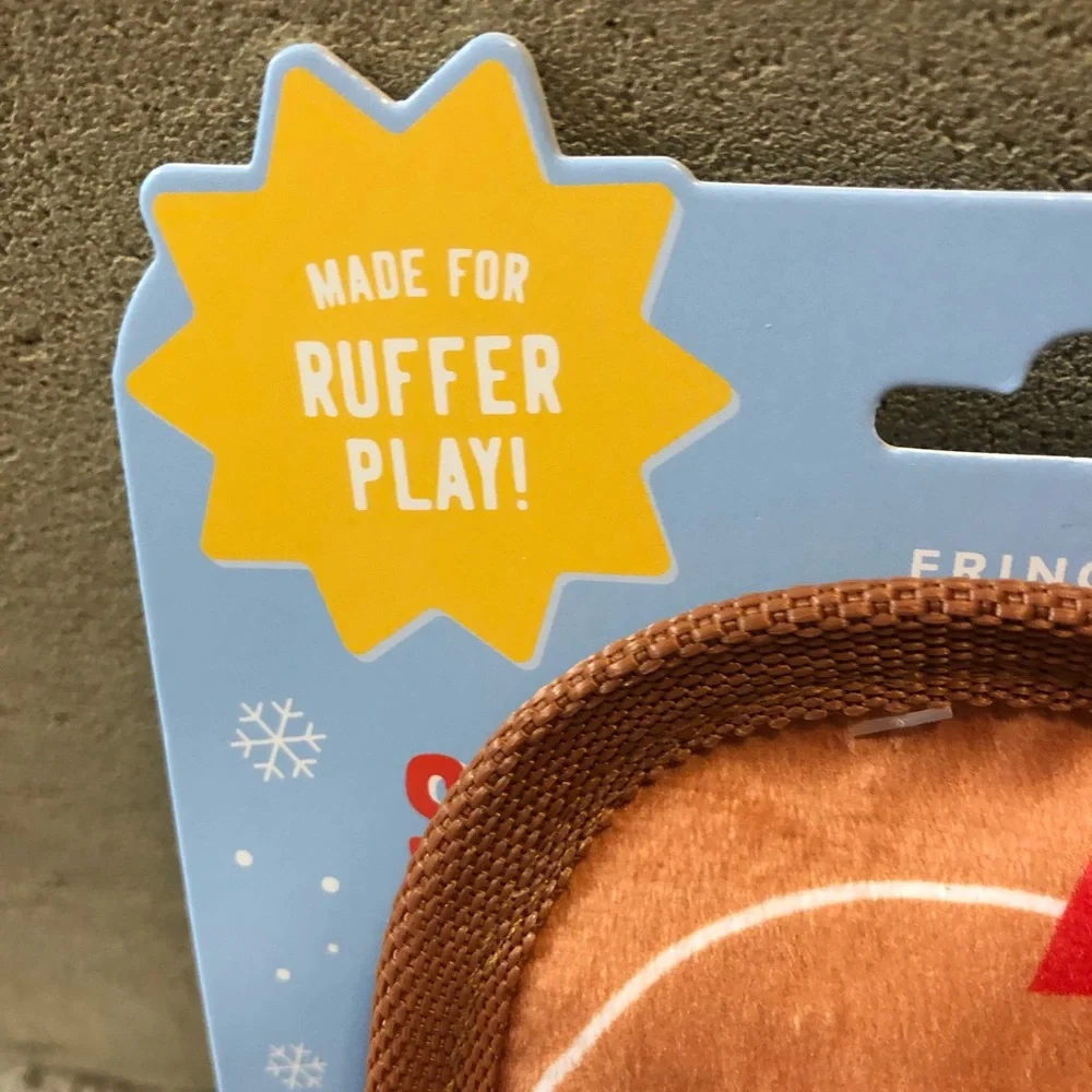 🎉 HP 🎉 🆕 Fringe Studio Bite Me Gingerbread Man Dog Toy